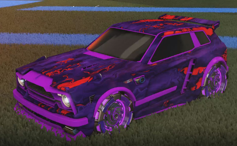 Rocket league Fennec Purple design with NeYoYo,Glorifier