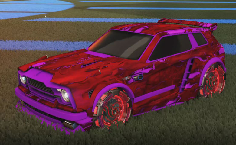 Rocket league Fennec Purple design with NeYoYo,Glorifier