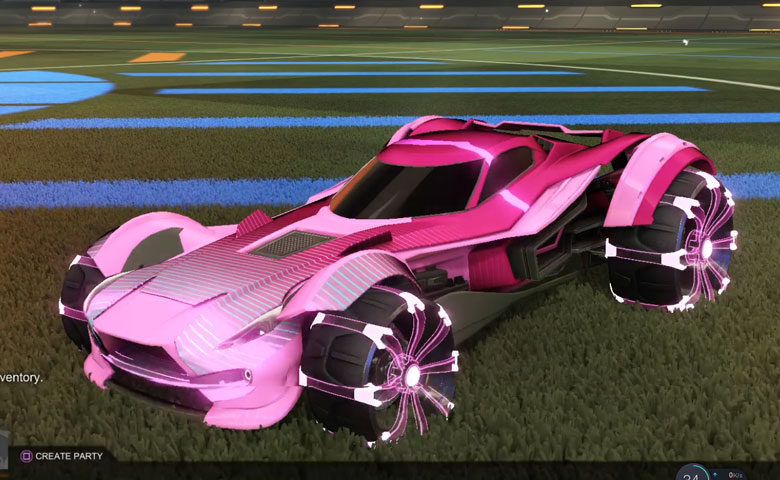Rocket league Sentinel Pink design with Picket,Future Shock