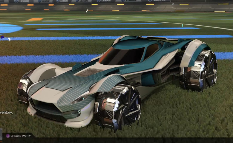 Rocket league Sentinel Grey design with Gyre,Future Shock