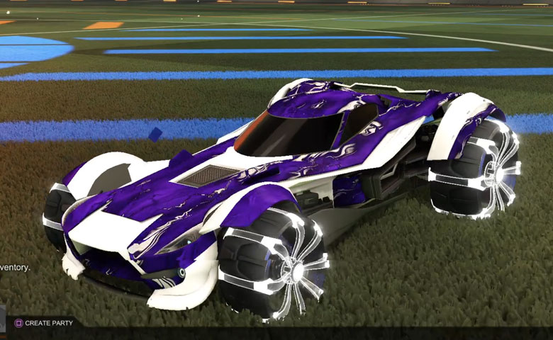 Rocket league Sentinel Titanium White design with Picket,Glorifier