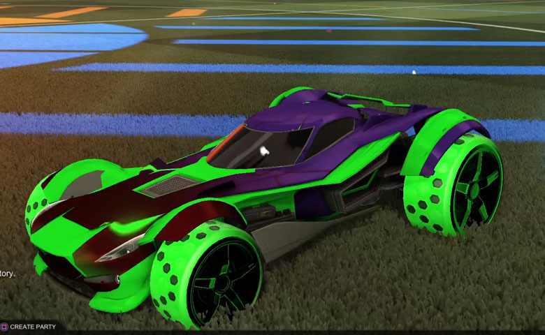 Rocket league Sentinel Forest Green design with Gripstride HX,Mainframe