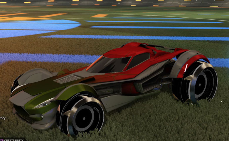 Rocket league Sentinel design with Irradiator,Mainframe
