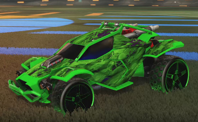 Rocket league Twinzer Forest Green design with Gripstride HX,Glorifier