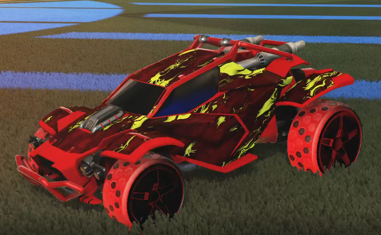 Rocket league Twinzer Crimson design with Gripstride HX,Glorifier