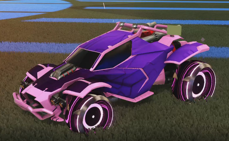 Rocket league Twinzer Pink design with Irradiator,Mainframe