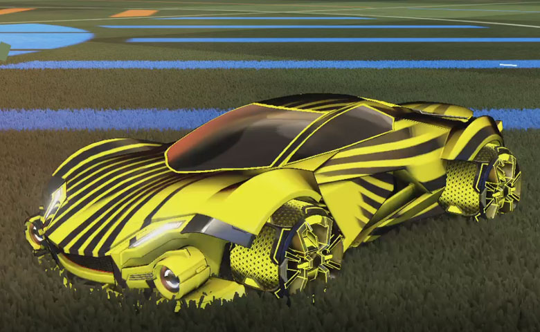 Rocket league Werewolf Saffron design with Apparatus,Streamline