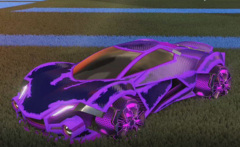 Rocket league Werewolf Purple design with Apparatus,Heatwave