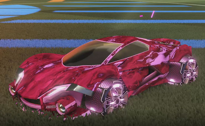 Rocket league Werewolf Pink design with Apparatus,Glorifier