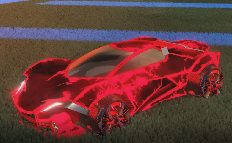 Rocket league Werewolf Crimson design with Apparatus,Fir God