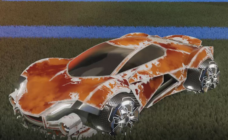 Rocket league Werewolf Grey design with Apparatus,Fir God