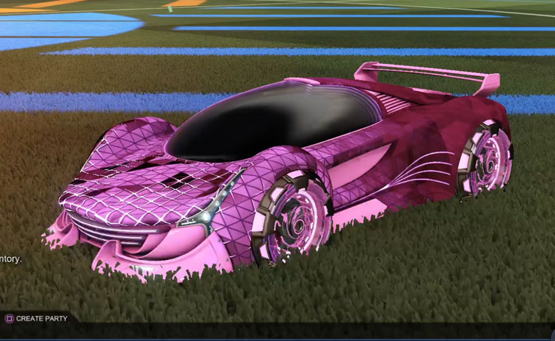 Rocket league Nimbus Pink design with NeYoYo,Trigon