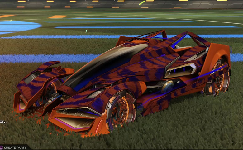 Rocket league Artemis GXT Burnt Sienna design with NeYoYo,Tora