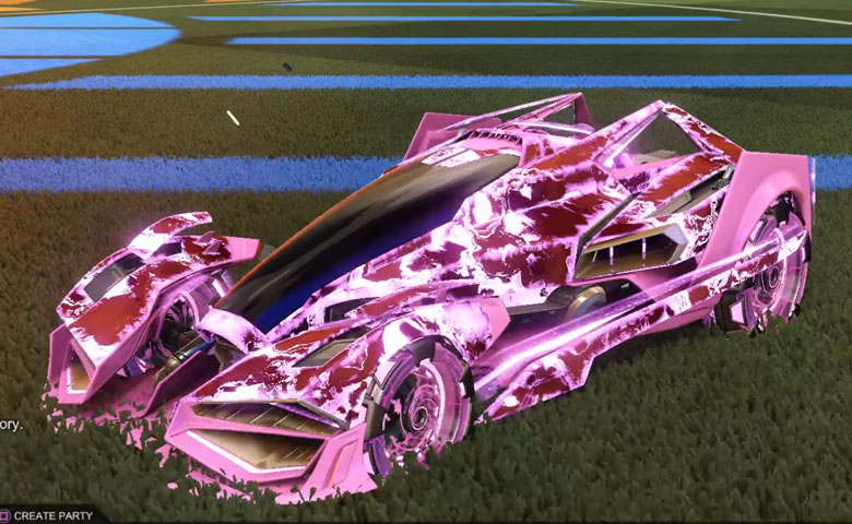 Rocket league Artemis GXT Pink design with NeYoYo,Fire God