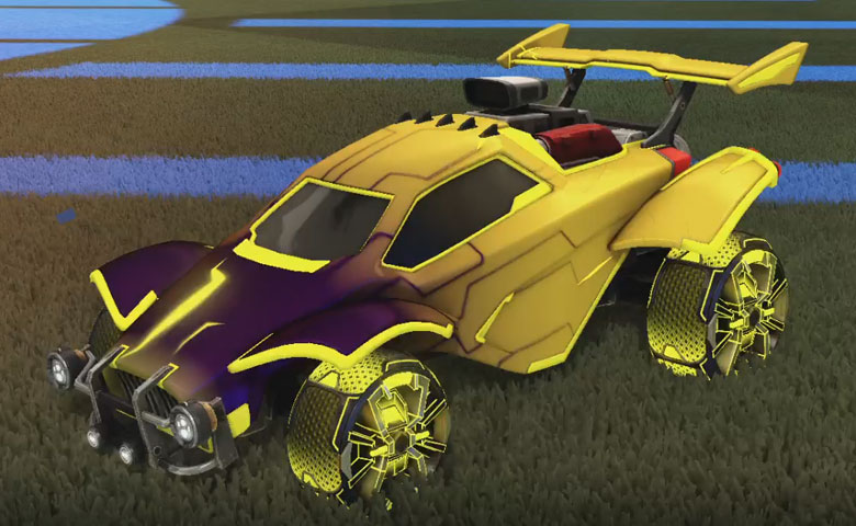 Rocket league Octane Saffron design with Apparatus,Mainframe