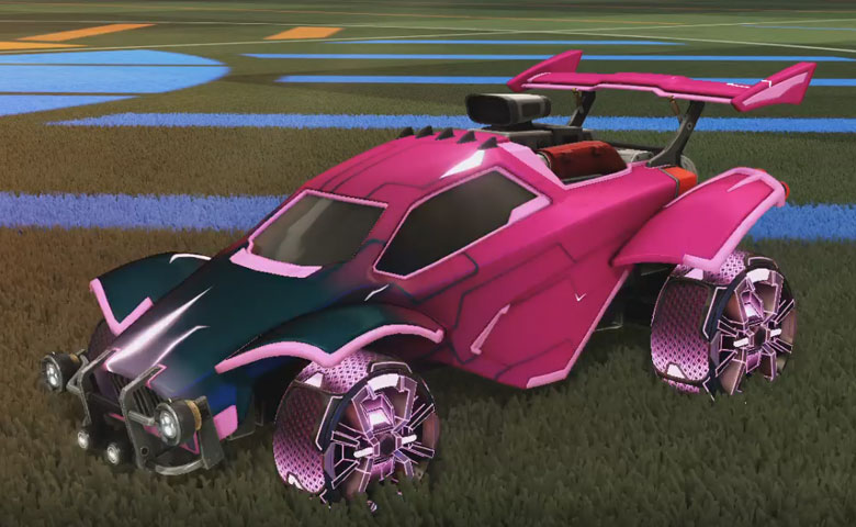 Rocket league Octane Pink design with Apparatus,Mainframe