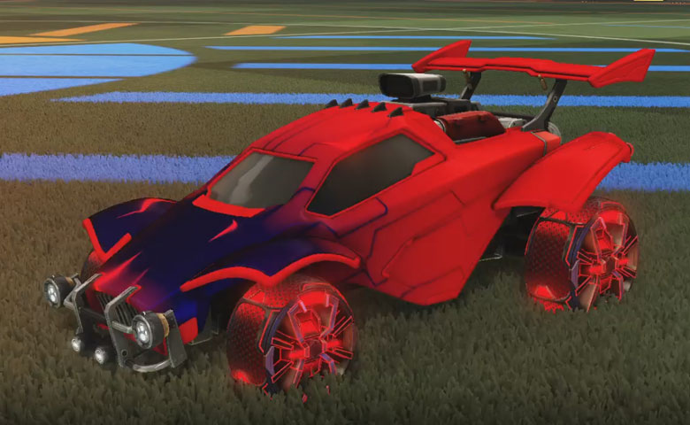 Rocket league Octane Crimson design with Apparatus,Mainframe