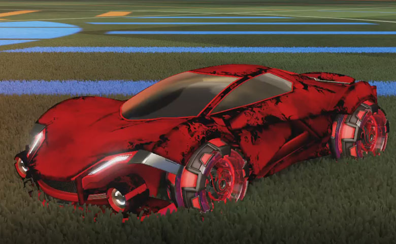 Rocket league Werewolf Crimson design with NeYoYo,Fire God