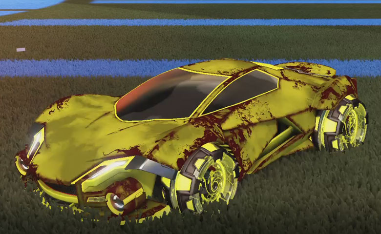 Rocket league Werewolf Saffron design with NeYoYo,Fire God