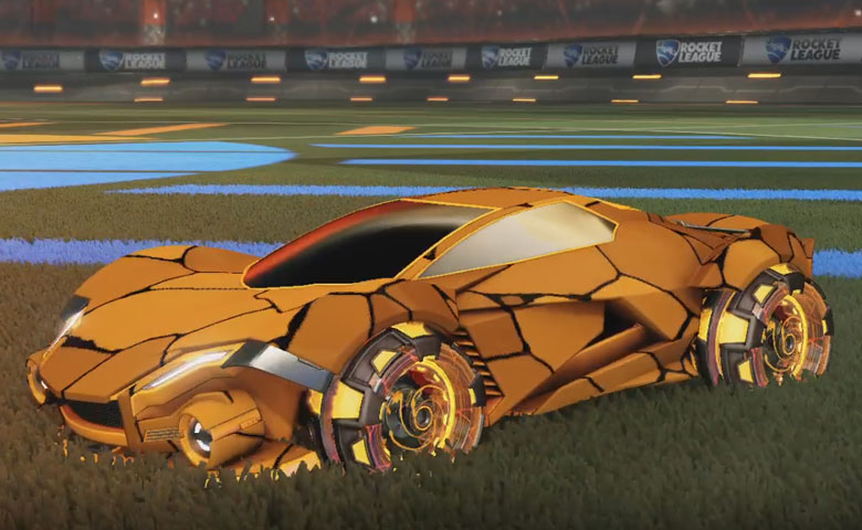 Rocket league Werewolf Orange design with NeYoYo,Magma