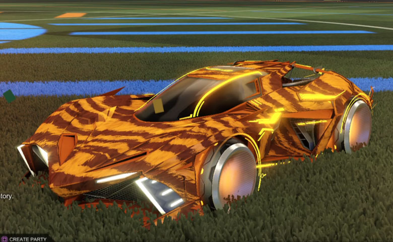 Rocket league Chikara GXT  Burnt Sienna design with Holosphere,Tora