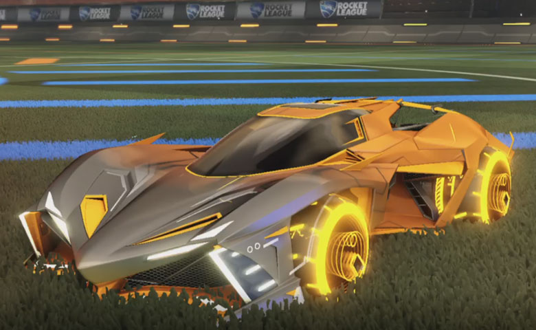 Rocket league Chikara GXT Orange design with Yankii RL,Mainframe