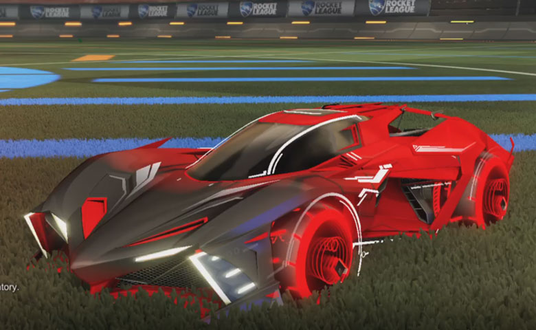 Rocket league Chikara GXT Crimson design with Yankii RL,Mainframe