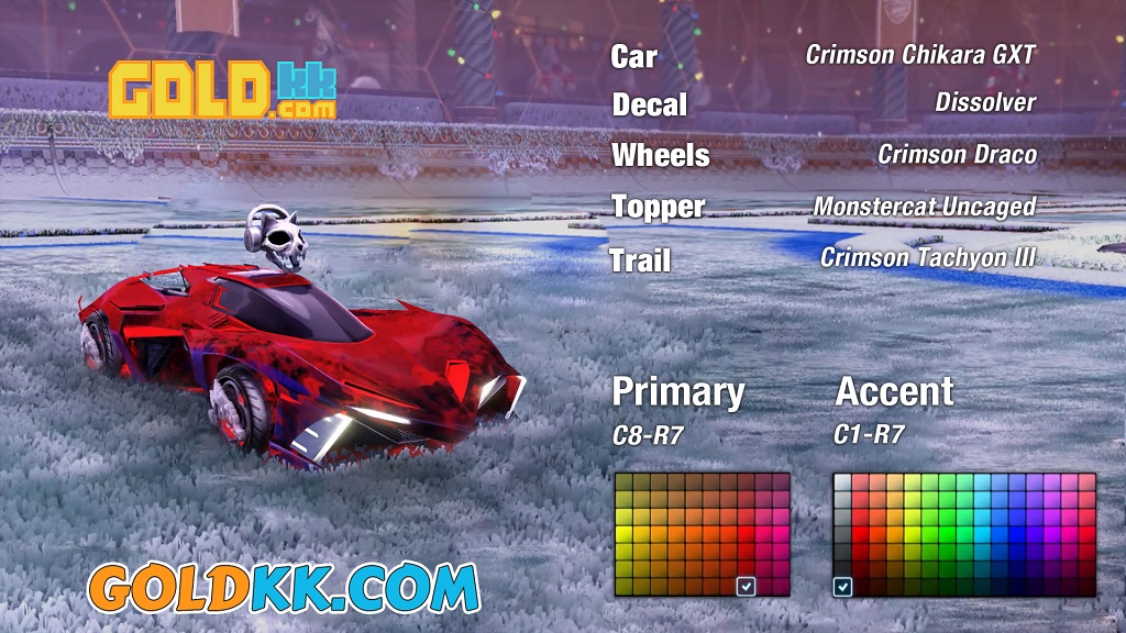 Rocket League Crimson Chikara GXT Design 5