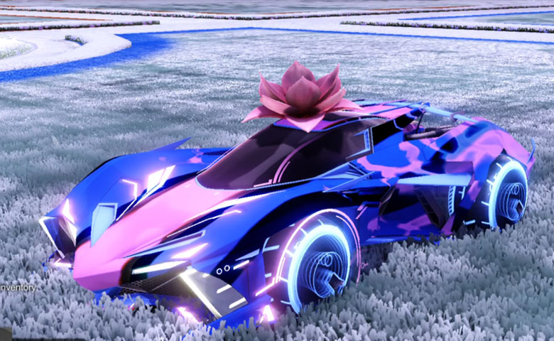 Rocket league Chikara GXT Cobalt design with Yankii RL,Spectre,Flower-Lotus,Tachyon III