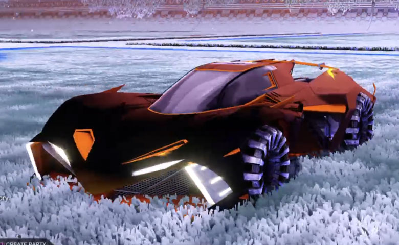 Rocket league Chikara GXT Burnt Sienna design with Shima,Mainframe