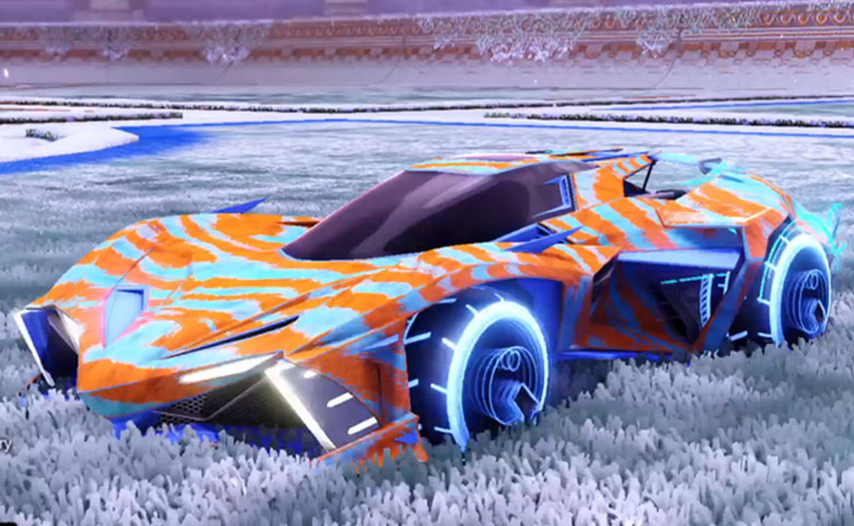 Rocket league Chikara GXT Cobalt design with Yankii RL,Tora