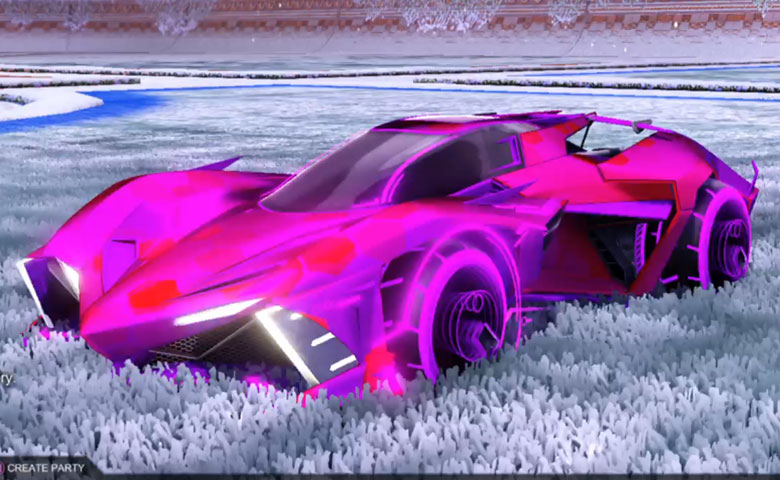 Rocket league Chikara GXT Purple design with Yankii RL,Hex Tide