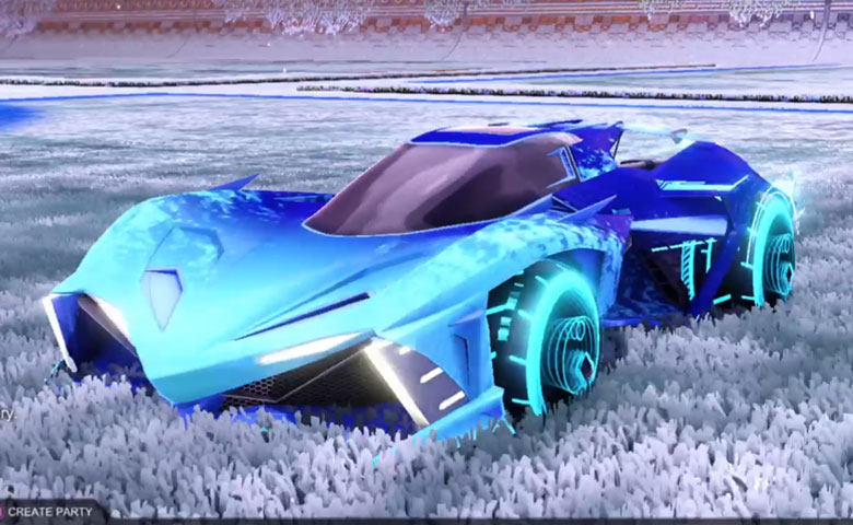 Rocket league Chikara GXT Cobalt design with Yankii RL,Dissolver