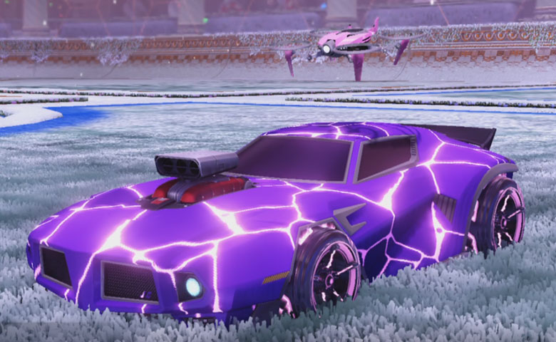 Rocket league Dominus GT design with FSL-B,Radiant Gush,Magma,Drone III