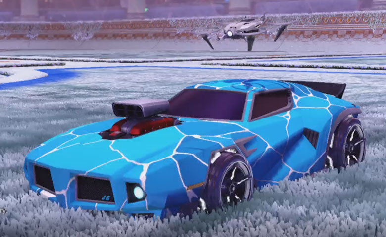 Rocket league Dominus GT design with FSL-B,Radiant Gush,Magma,Drone III