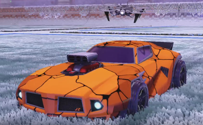 Rocket league Dominus GT design with FSL-B,Radiant Gush,Magma,Drone III