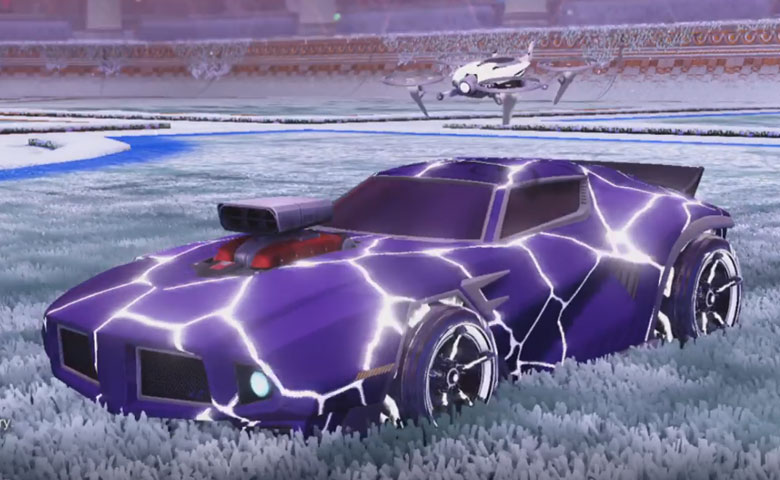 Rocket league Dominus GT design with FSL-B,Radiant Gush,Magma,Drone III