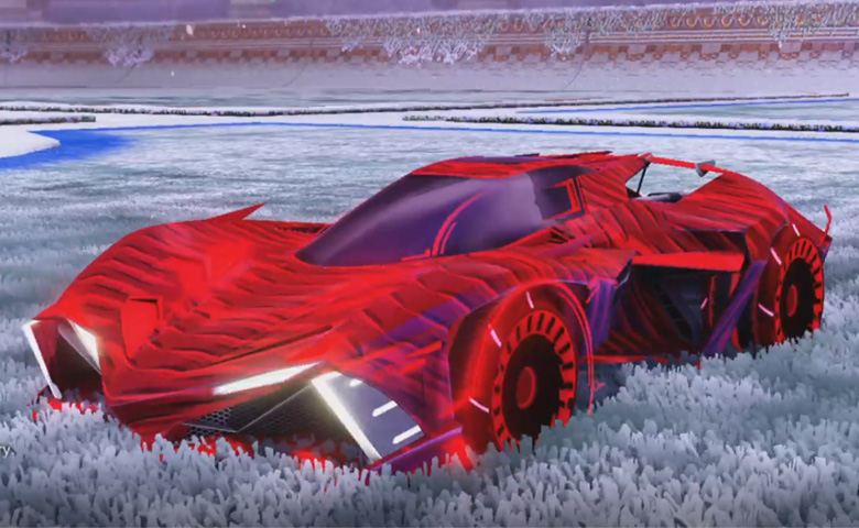 Rocket league Chikara GXT Crimson design with Asik,Intrudium