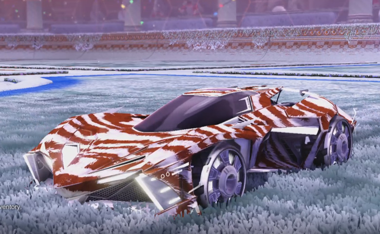 Rocket league Chikara GXT Titanium White design with Generator II,Tora