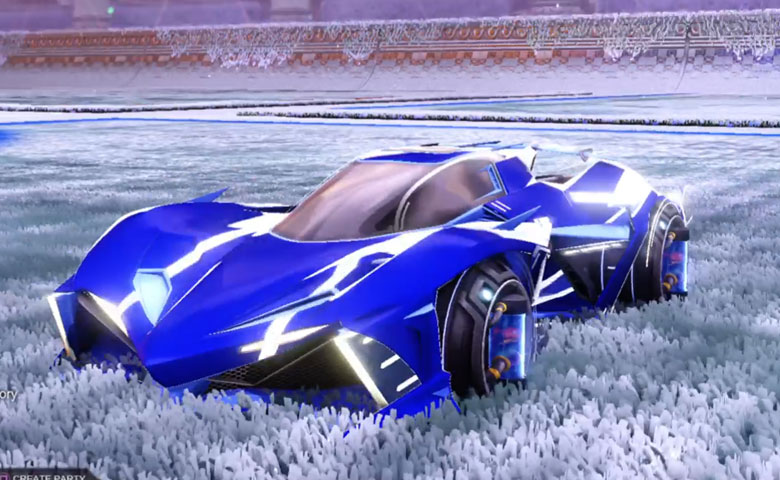 Rocket league Chikara GXT Cobalt design with Tube Tank,Luster Edge