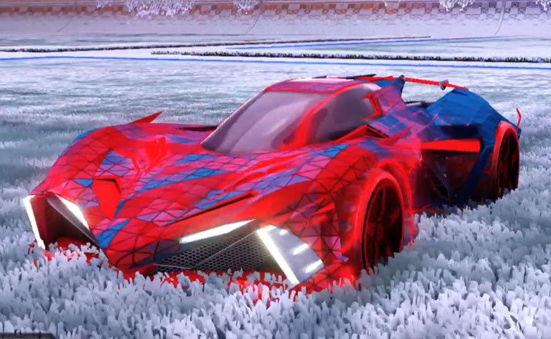 Rocket league Chikara GXT Crimson design with Gripstride HX,Trigon