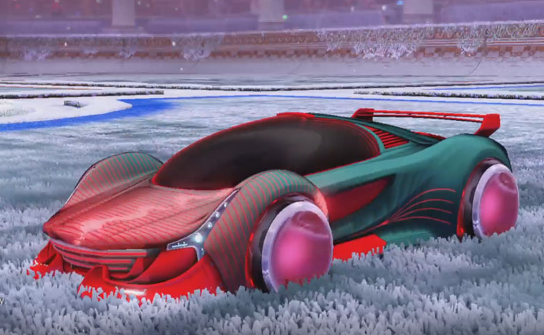 Rocket league Nimbus Crimson design with Holosphere,Future Shock