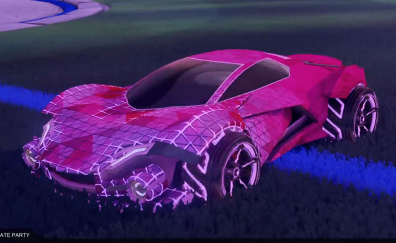 Rocket league Werewolf Pink design with FSL-B,Trigon
