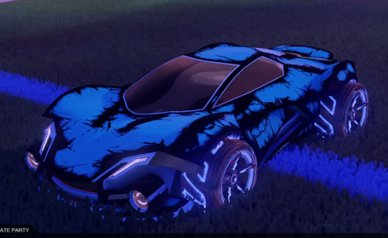 Rocket league Werewolf Cobalt design with FSL-B,Biomass