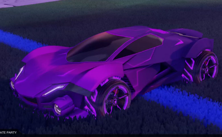 Rocket league Werewolf Purple design with FSL-B,Mainframe