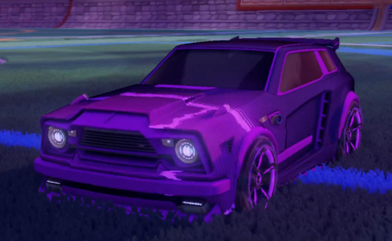 Rocket league Fennec Purple design with FSL-B,Future Shock