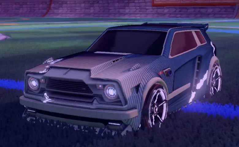 Rocket league Fennec Grey design with FSL-B,Future Shock