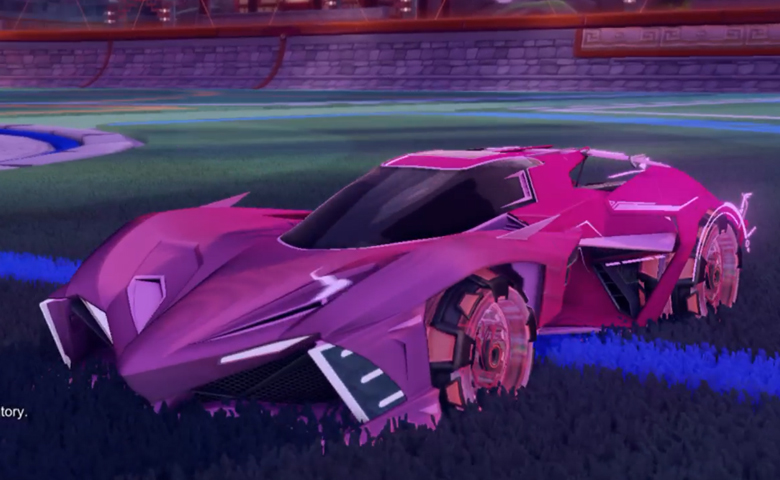 Rocket league Chikara GXT Pink design with Neyoyo,Mainframe