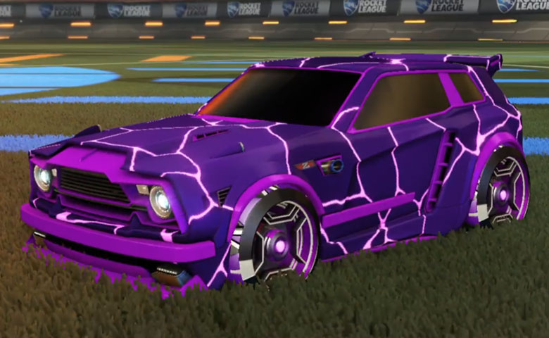 Rocket league Fennec Purple design with Petacio,Magma