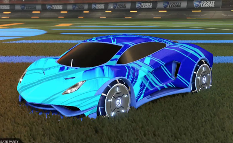 Rocket league Endo Cobalt design with Carbon,Slipstream